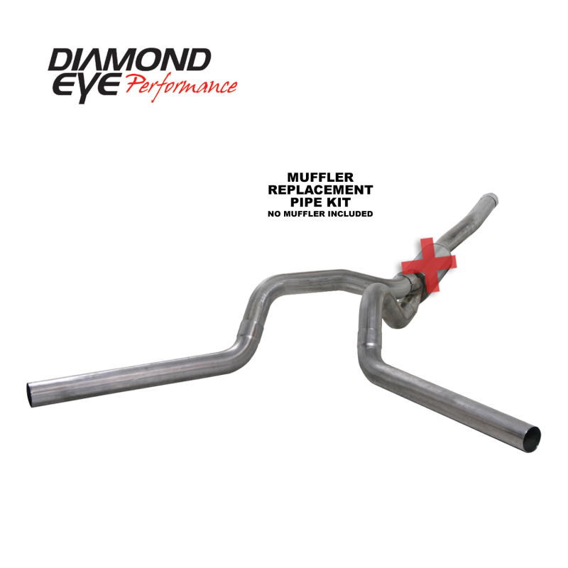 GMC 3500 Performance Exhaust - Diamond Eye Performance - Cat Back - `06-`07